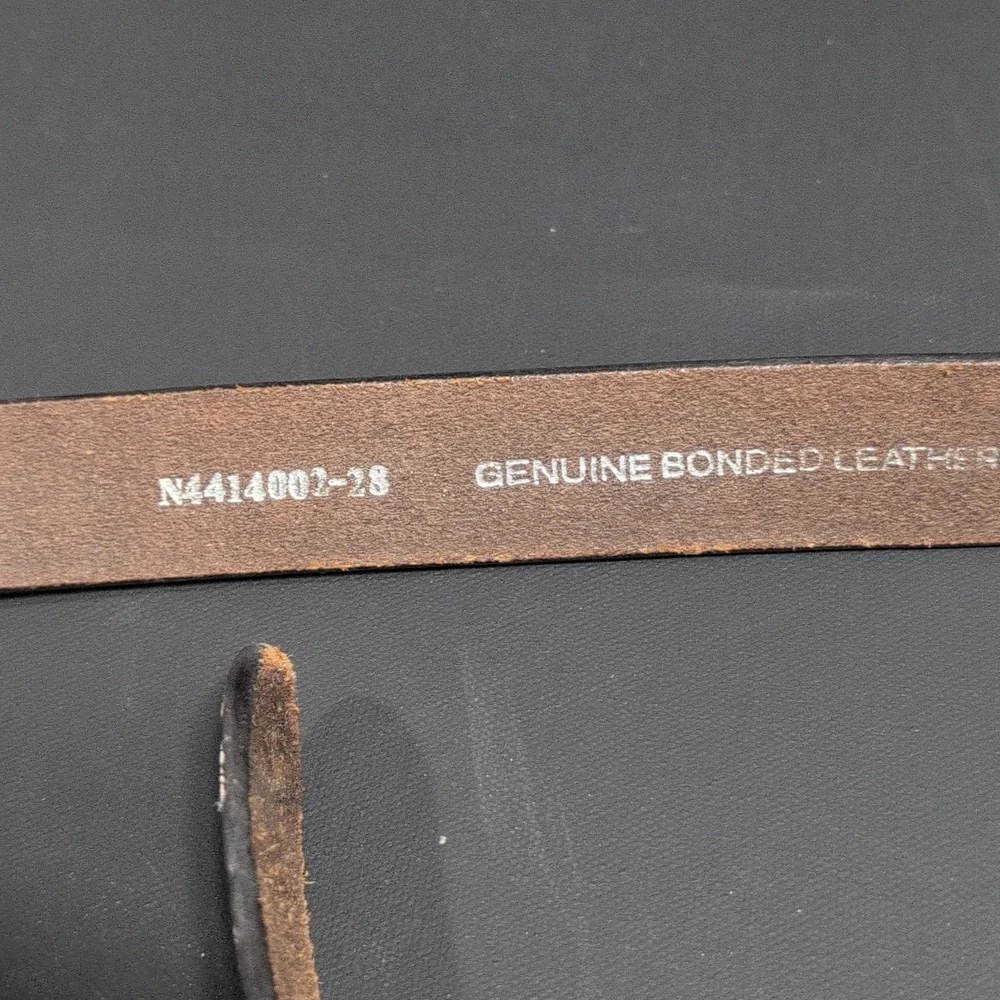 VINTAGE Nocona Tooled Leather Belt